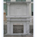 indoor and outdoor decorative white marble mantels fireplace